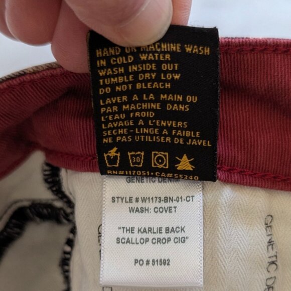 Genetic Denim The Karlie Size 26 Cropped Leopard Print Skinny Jeans - Picture 6 of 16